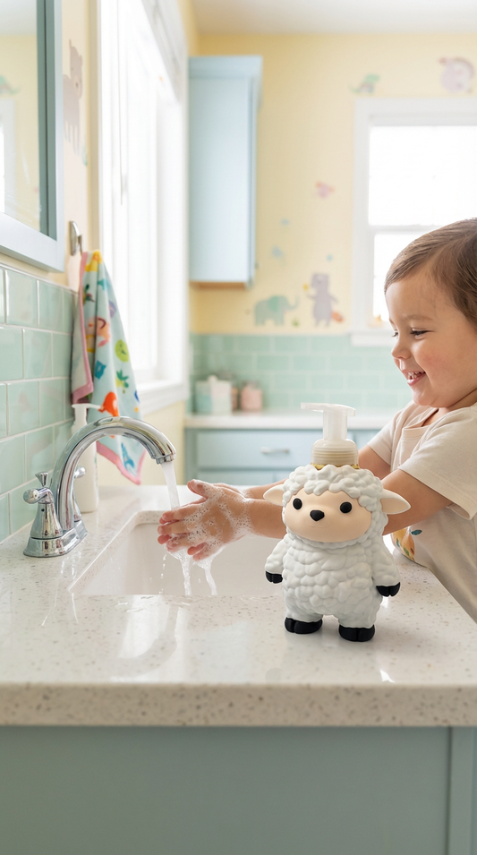 Fluffy Sheep Soap Dispenser – 8.75 oz BBWorks Foam Hand Soap