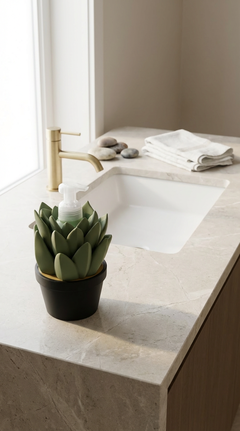 Succulent Soap Holder - 8.75 oz BBWorks Foam Hand Soap