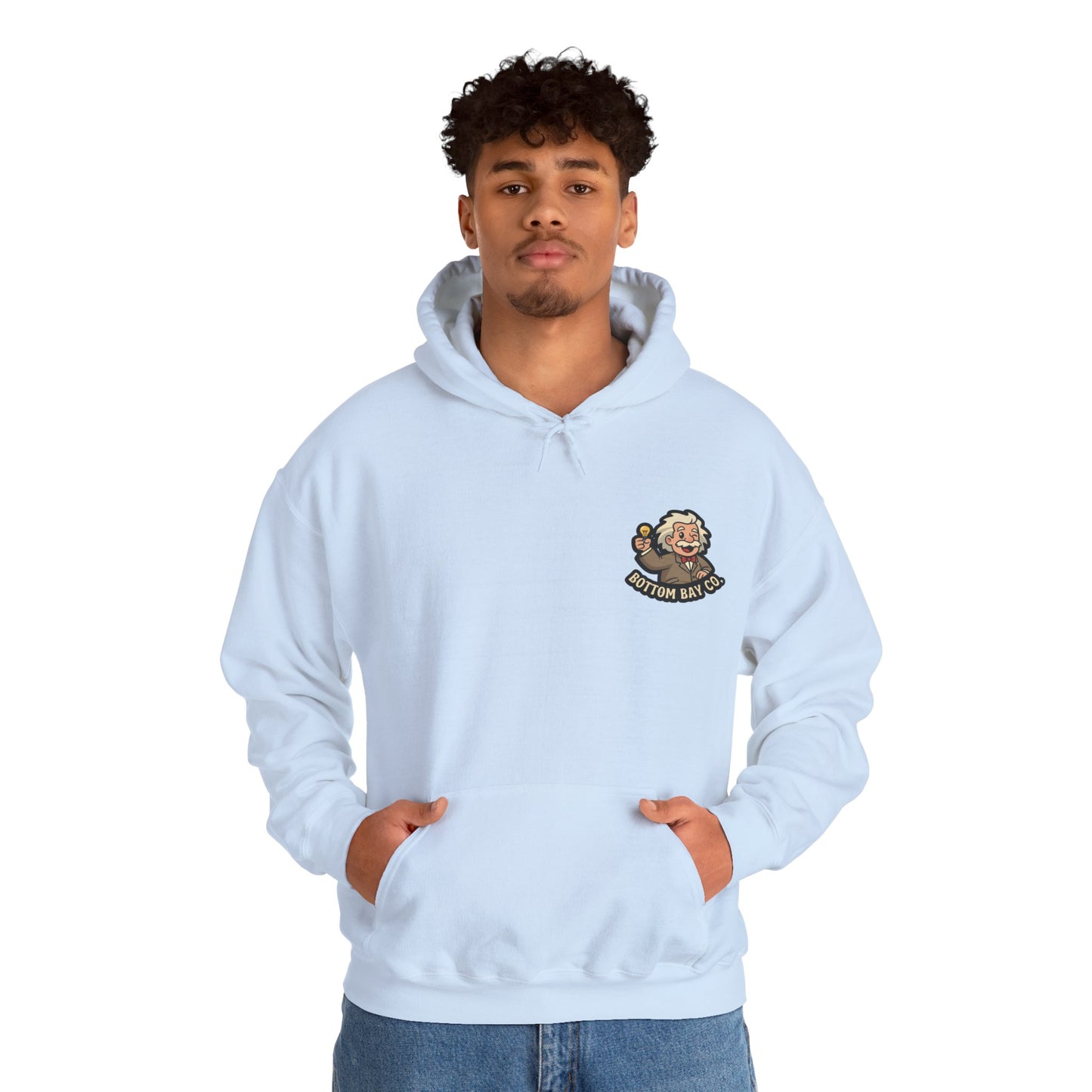 "Smart Like a Horse, Hung Like Einstein" Funny Graphic Hoodie - Designed by Jack