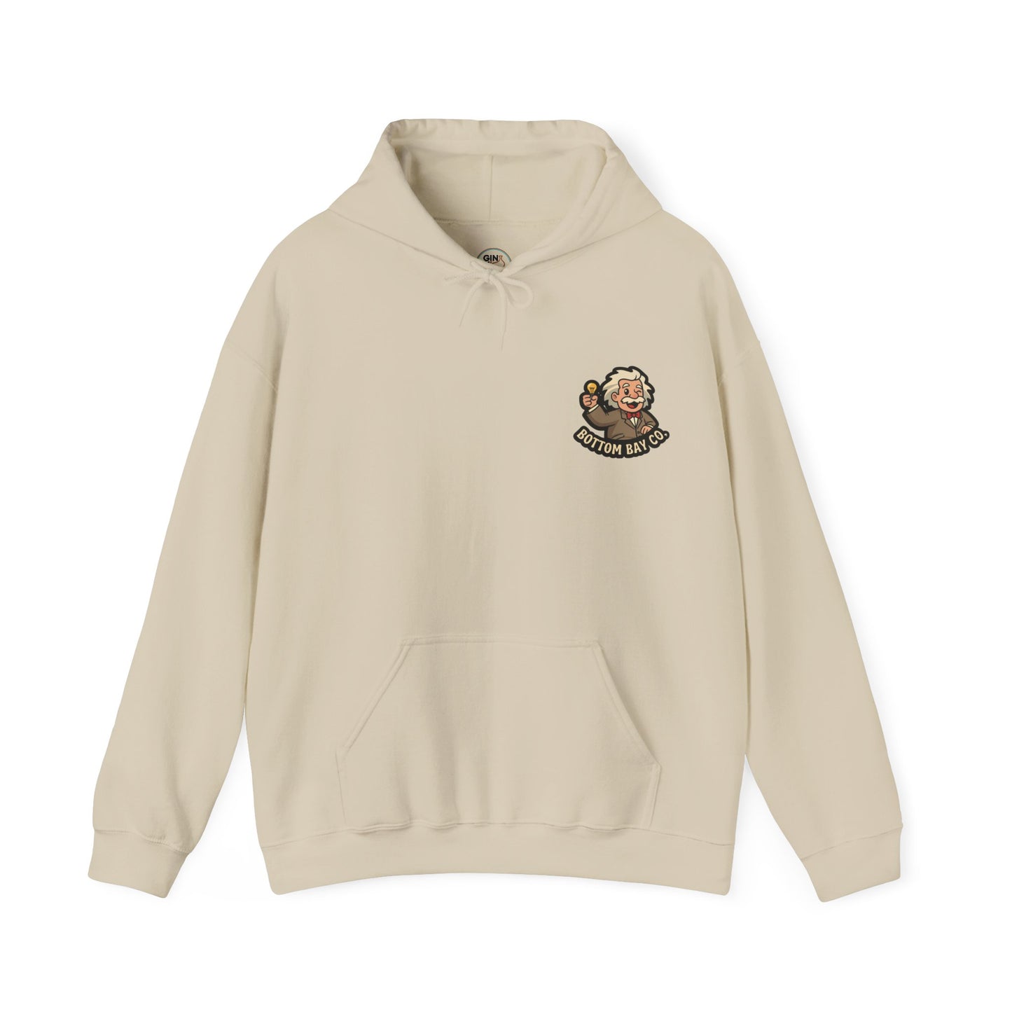 "Smart Like a Horse, Hung Like Einstein" Funny Graphic Hoodie - Designed by Jack