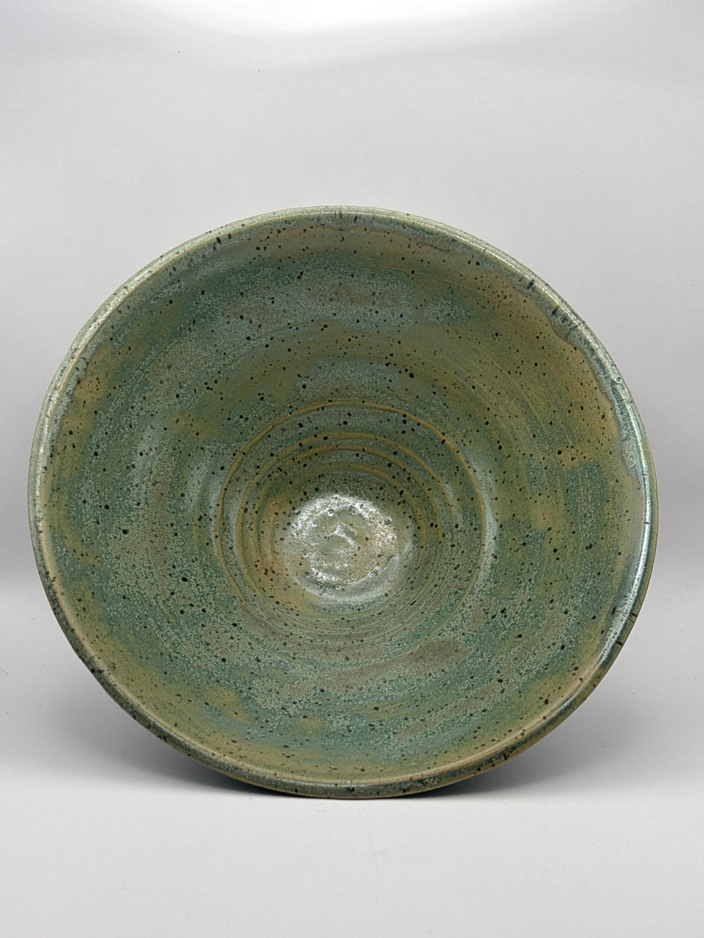 Handmade Speckled Celadon Ramen Bowl by Gin