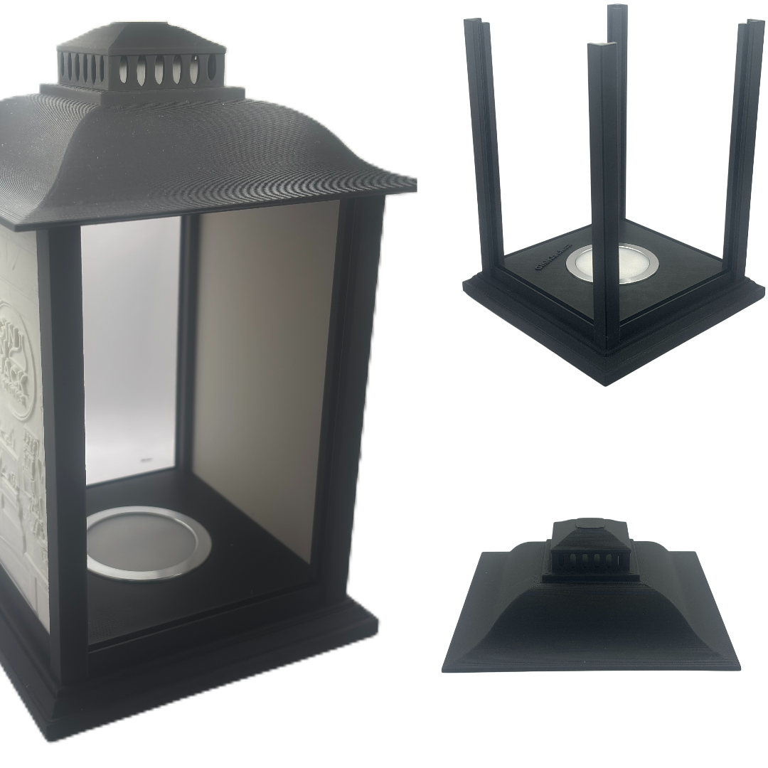 Personalized Lithophane Lantern – Customizable 4 Panel Lantern Designed by Jack