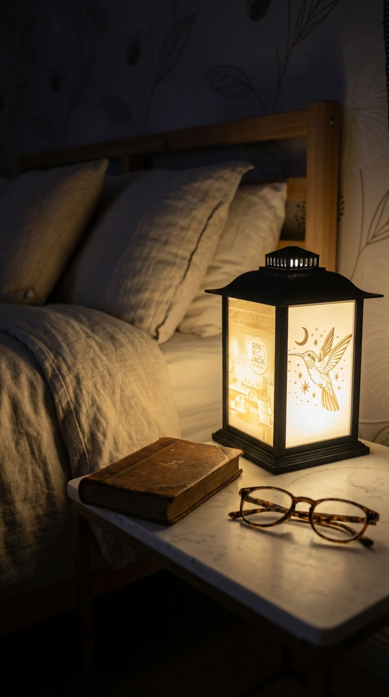 Personalized Lithophane Lantern – Customizable 4 Panel Lantern Designed by Jack