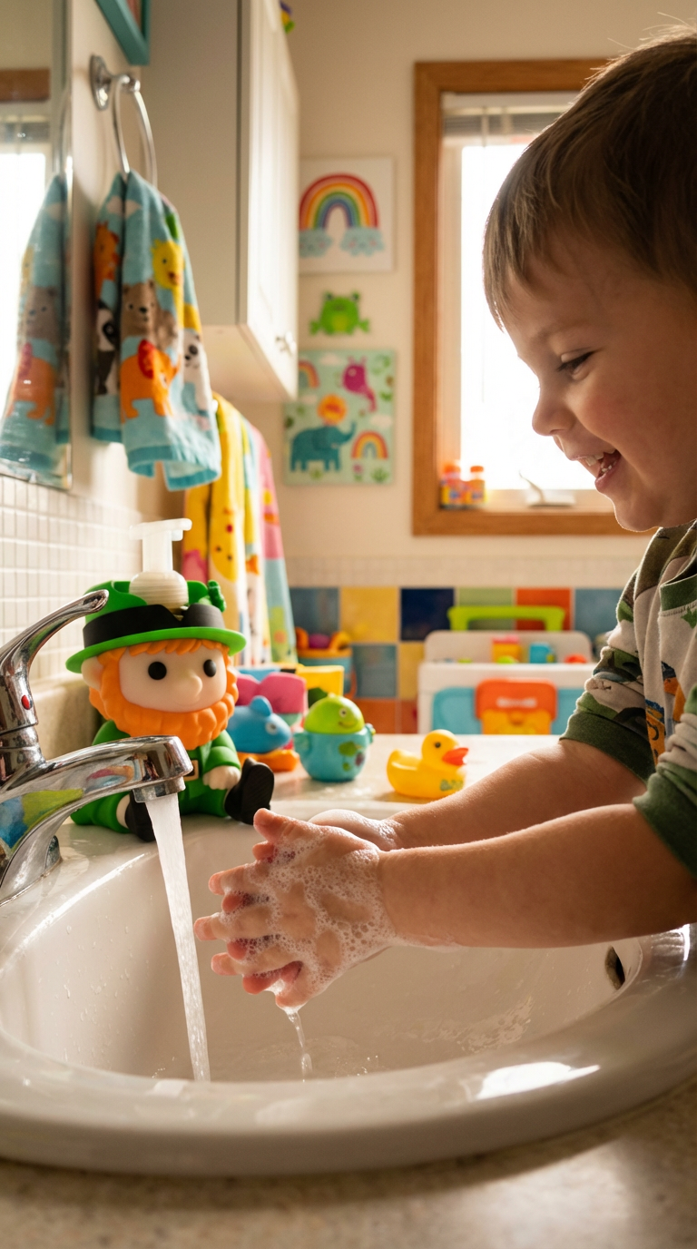 Leprechaun Soap Dispenser – 8.75 oz BBWorks Foam Hand Soap