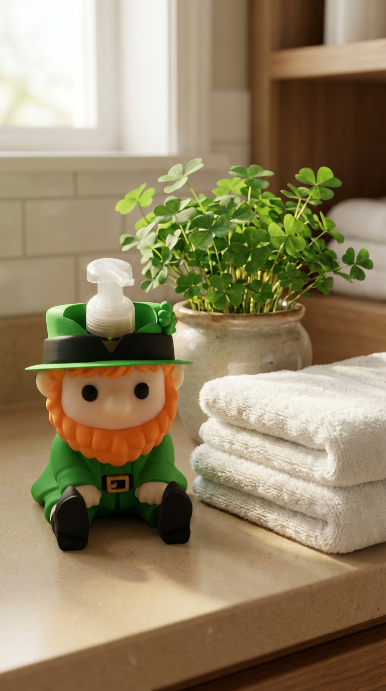 Leprechaun Soap Dispenser – 8.75 oz BBWorks Foam Hand Soap