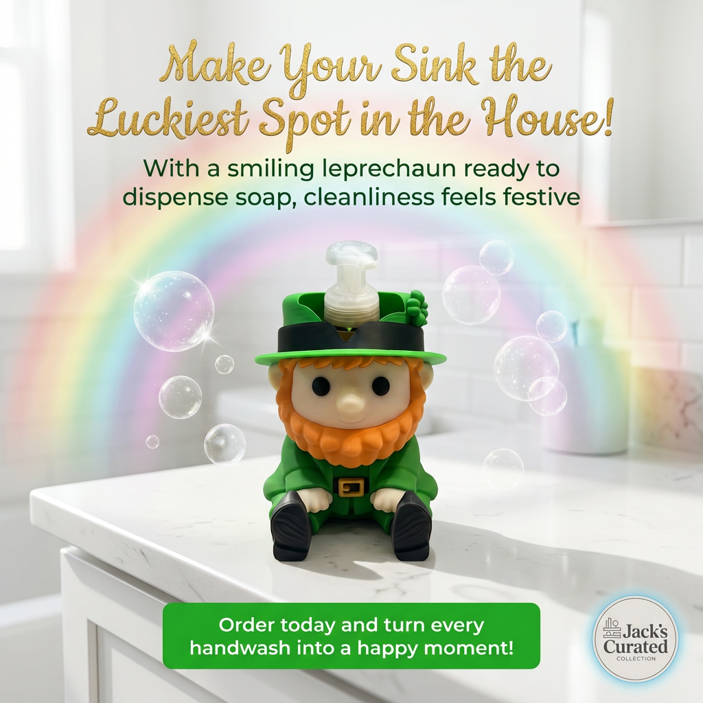 Leprechaun Soap Dispenser – 8.75 oz BBWorks Foam Hand Soap